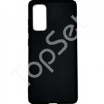 Силиконовый чехол "LP" Samsung Galaxy S20 FE TPU (черный непрозрачный) европакет
