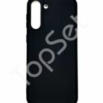 Силиконовый чехол "LP" Samsung Galaxy S21 Plus TPU (черный непрозрачный) европакет