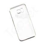 Силиконовый чехол "LP" Samsung Galaxy S7 TPU (прозрачный с серебряной хром рамкой)