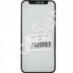 Стекло (переклей) iPhone 12 mini/12mini в сборе с OCA пленкой Черное
