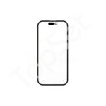 Стекло (переклей) iPhone 14 Pro/14Pro в сборе с OCA пленкой Черное