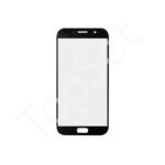 Стекло (переклей) + Пленка OCA Samsung A720F (A7 (2017)) Черный