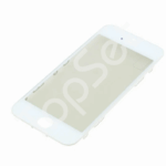 Стекло (переклей) iPhone 5/5G в сборе с рамкой Белое (АКЦИЯ) (-20%)