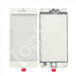 Стекло (переклей) iPhone 6S Plus/6SPlus/6S+ в сборе с рамкой Белое
