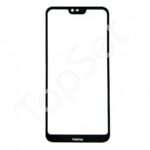 Стекло (переклей) Nokia 7.1  Черный