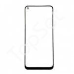 Стекло (переклей) OPPO A74 Черный