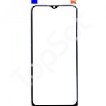Стекло (переклей) Realme C21 Черный