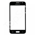 Стекло (переклей) Samsung J1 2016 (J120) Черный