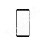 Стекло (переклей) Samsung A750F (A7 2018) в сборе с OCA пленкой Черное