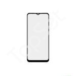 Стекло (переклей) Tecno Spark 8C в сборе с OCA пленкой Черный - ОРИГИНАЛ (Mitsubishi)