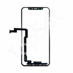 Тачскрин + OCA пленка iPhone Xs Черный (в сборе с коннектором, длинный шлейф)