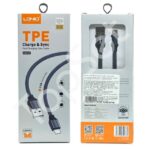 Кабель USB - Lightning LDNIO TPE LS441 6G разъем Apple 8 pin (серый/коробка)