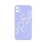 Задняя крышка iPhone 11 Фиолетовый (стекло, широкий вырез под камеру, логотип)