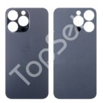Задняя крышка iPhone 13 Pro/13Pro Серый (стекло, узкий вырез под камеру, логотип)