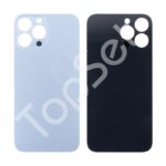 Задняя крышка iPhone 13 Pro Голубой (стекло, широкий вырез под камеру, логотип) - ПРЕМИУМ