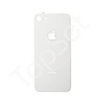 Задняя крышка iPhone 8/8G (стекло) Белый/Серебро