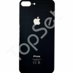 Задняя крышка iPhone 8 Plus/8Plus/8+ (стекло) Черный (АКЦИЯ) (-50%)