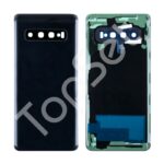 Задняя крышка Samsung G973F (S10) Черный - ПРЕМИУМ