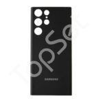 Задняя крышка Samsung S908B (S22 Ultra) Черный - ПРЕМИУМ