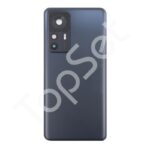 Задняя крышка Xiaomi 12T (22071212AG) Черный (Матовая) - ПРЕМИУМ