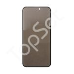 Защитное стекло "Антишпион" iPhone 15/iPhone 16 Черный (Закалённое, полное покрытие)