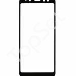 Защитное стекло "Полное покрытие" Samsung A530F (A8 2018) Черное