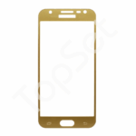 Защитное стекло "Полное покрытие" Samsung J330F (J3 2017) Золото