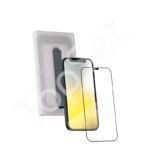 Защитное стекло с формой автоустановки iPhone 12 mini/12mini Черное