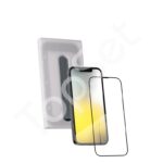 Защитное стекло с формой автоустановки iPhone 13 mini/13mini Черное