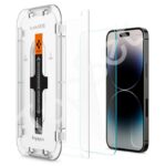 Защитное стекло с формой автоустановки iPhone 14 Pro Max/14Pro Max/14ProMax Черное