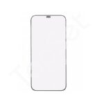 Защитное стекло с сеткой динамика iPhone 12/12 Pro/12Pro Черное